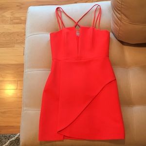 bcbg linzee cutout dress